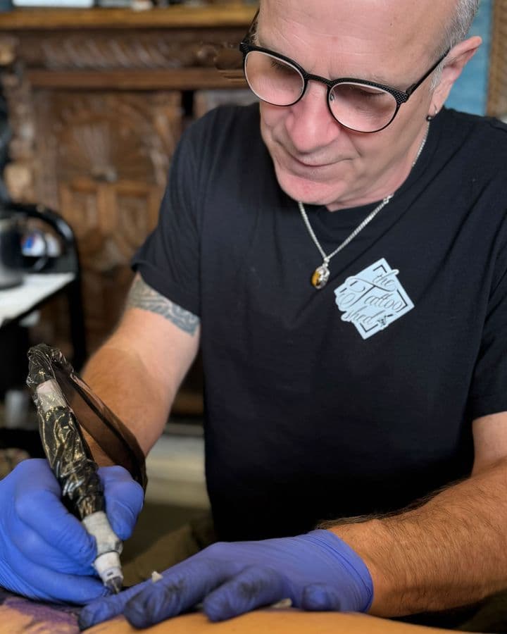 Robert, tattooist at The Tattoo Shed